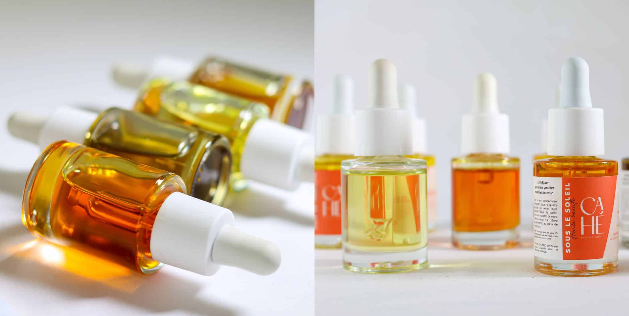 huiles vegetales visage cahe cosmetics